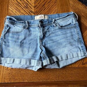 Hollister Light Blue Jean Shorts